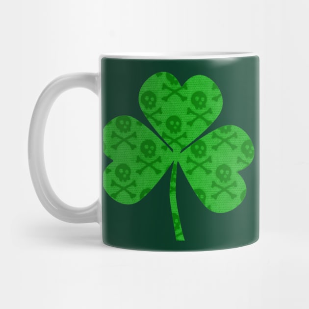 Skull & Crossbones Shamrock by ARTWORKandBEYOND